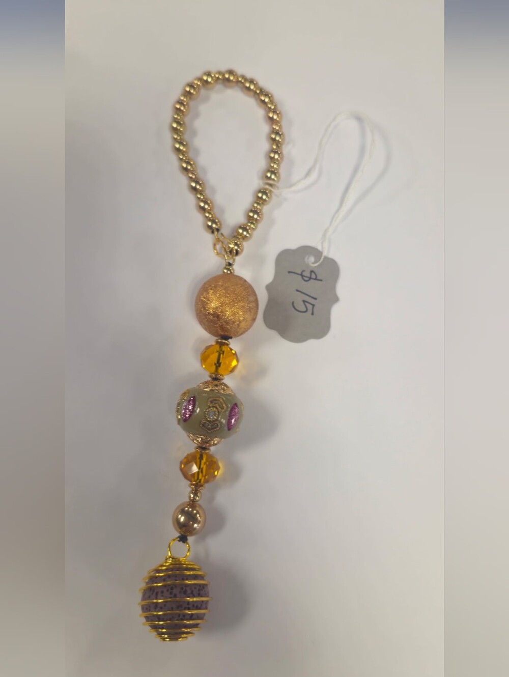 Rearview Mirror Charm - Handmade